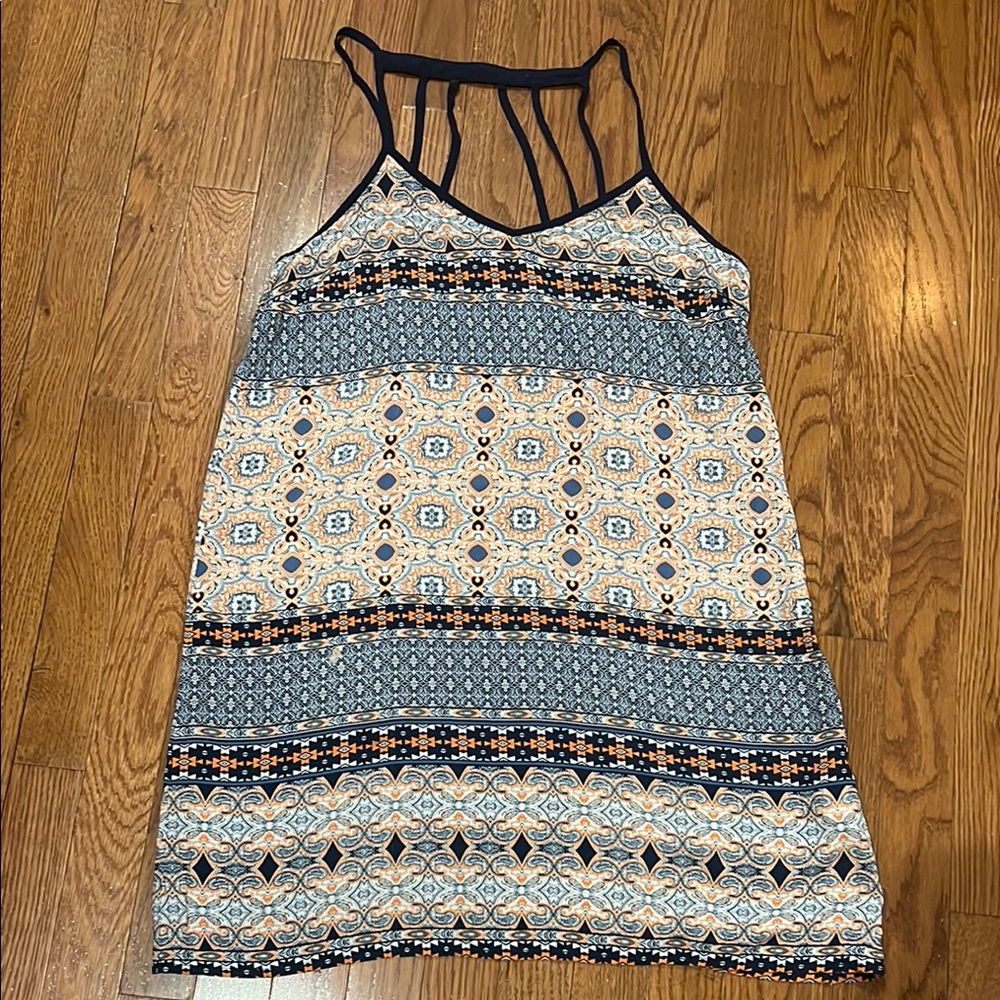 Patterned Strappy Women's dress